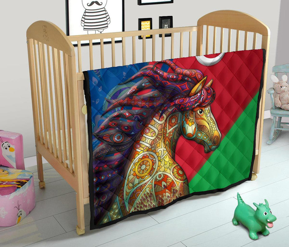 Azerbaijan Pride and Heritage Premium Quilt - Happy Independence Day RLT8 - Wonder Print Shop