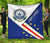 Cabo Verde Premium Quilt - Cabo Verde Flag And Coat Of Arms RLT7 - Wonder Print Shop