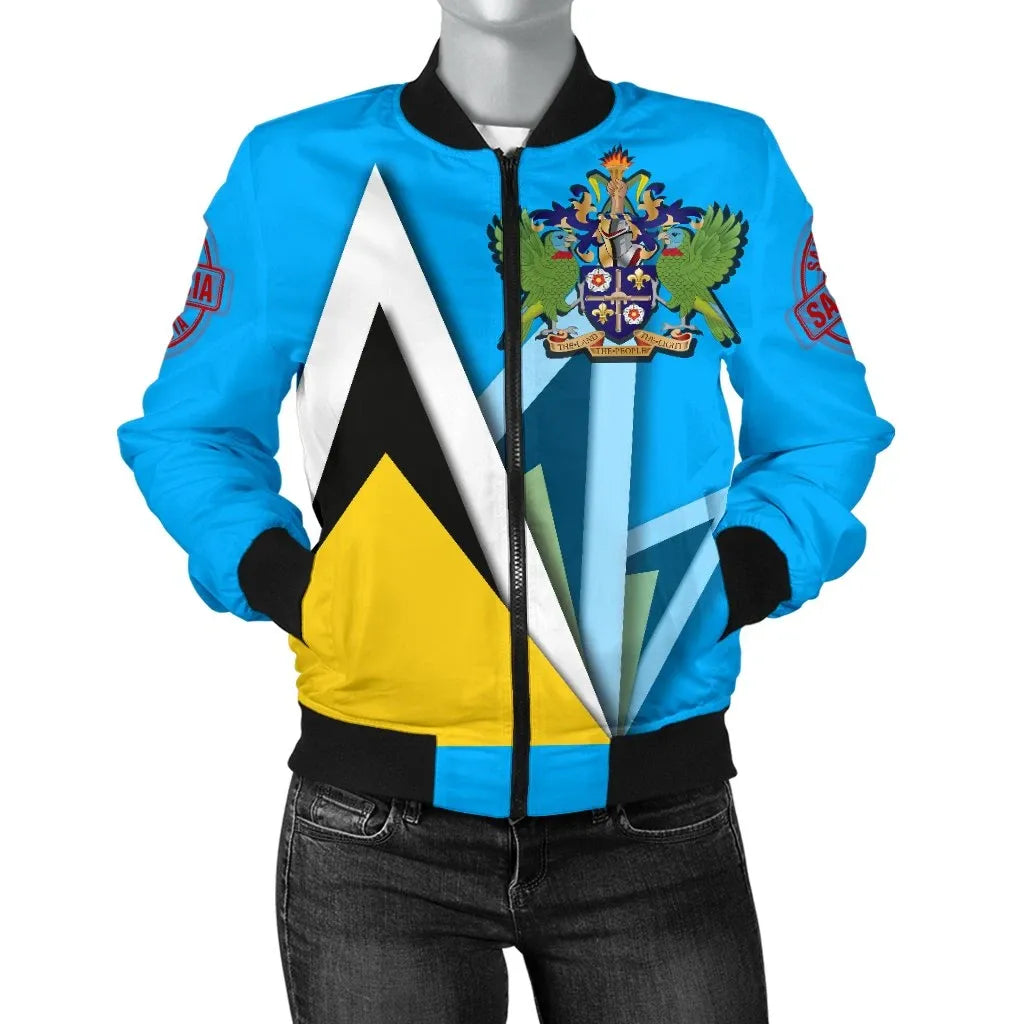 saint-lucia-womens-bomber-jacket-flag-with-coat-of-arms