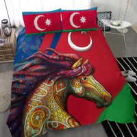 Azerbaijan Pride and Heritage Bedding Set - Happy Independence Day RLT8 - Wonder Print Shop