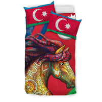 Azerbaijan Pride and Heritage Bedding Set - Happy Independence Day RLT8 - Wonder Print Shop