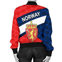 Norway Women Bomber Jacket Sporty Style RLT7 - Wonder Print Shop