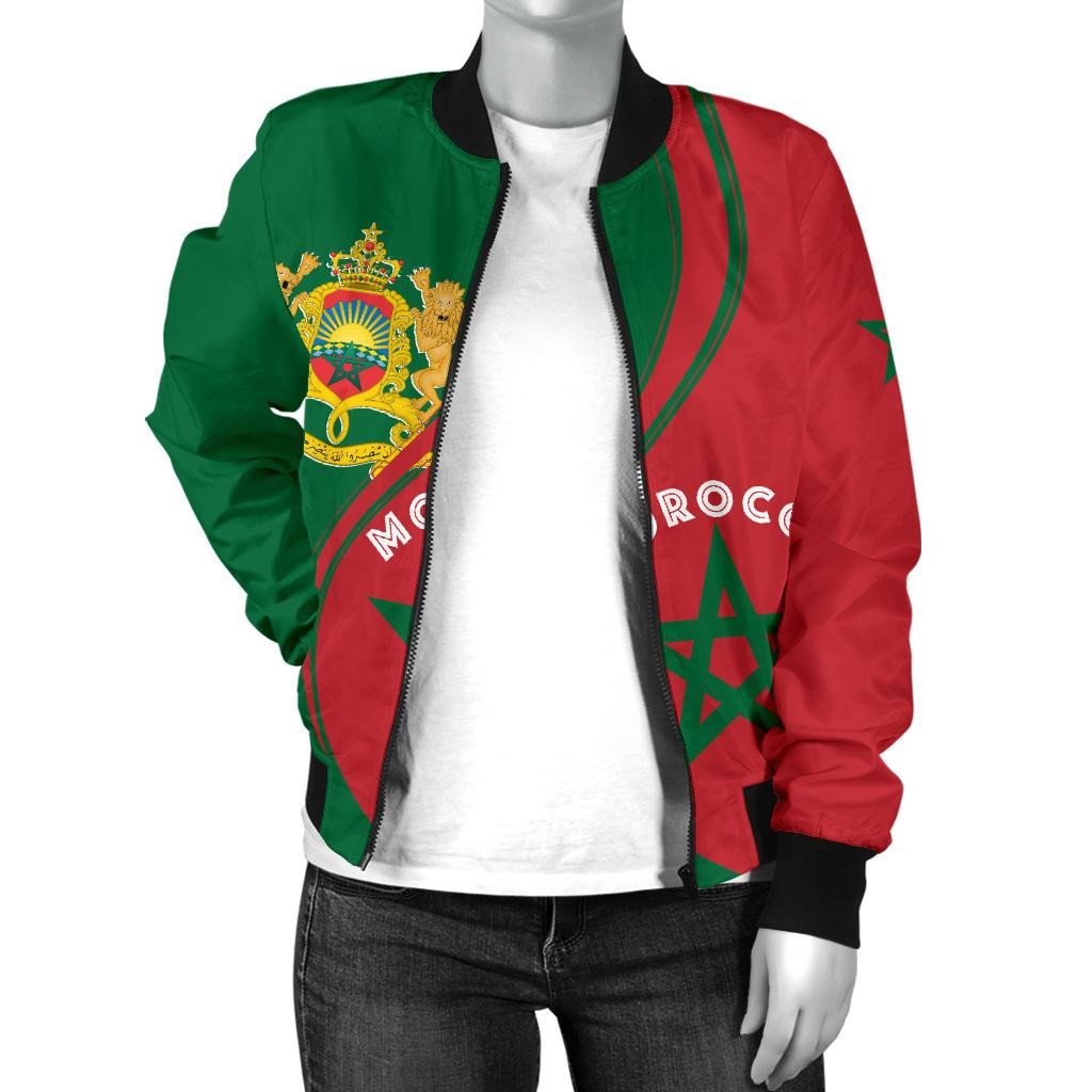 Morocco Women Bomber Jacket Generation RLT7 - Wonder Print Shop