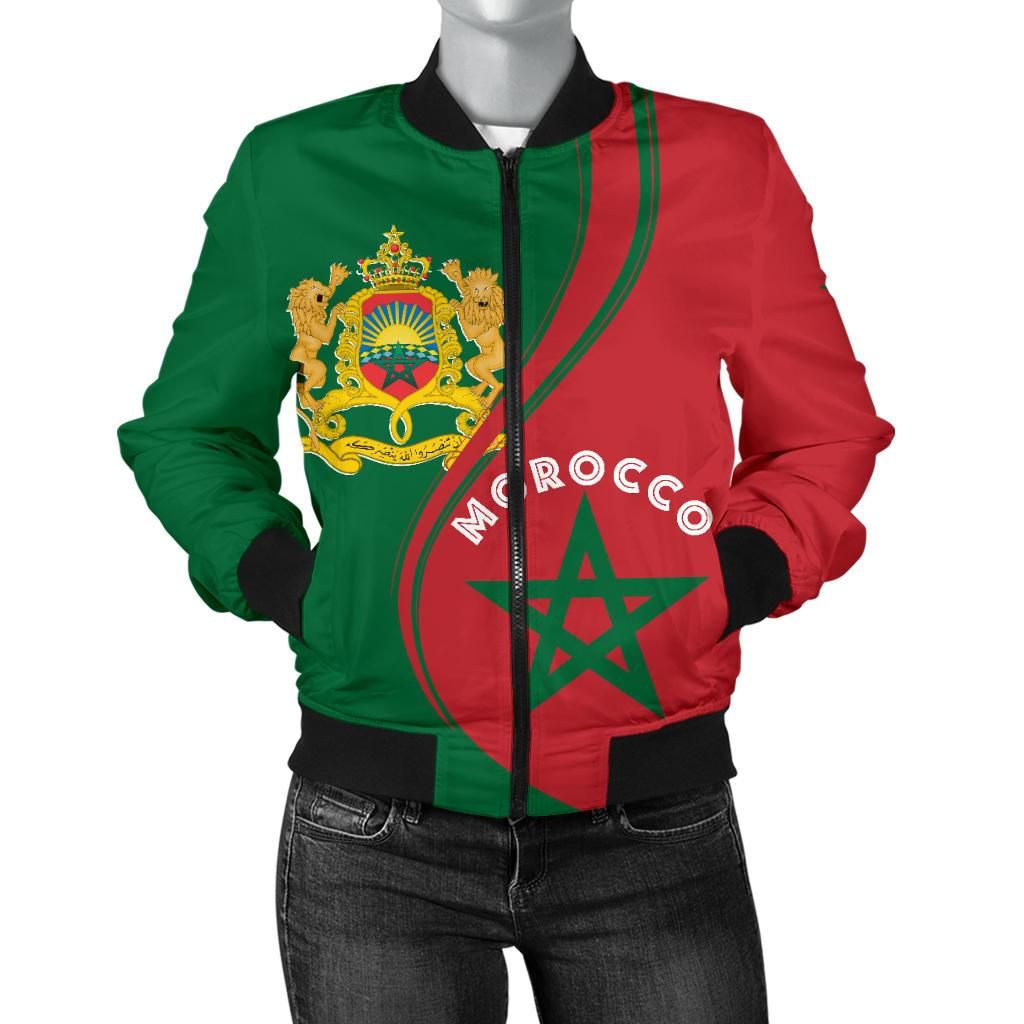 Morocco Women Bomber Jacket Generation RLT7 - Wonder Print Shop