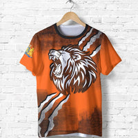 Netherlands T Shirt Lion Attack RLT7 - Wonder Print Shop