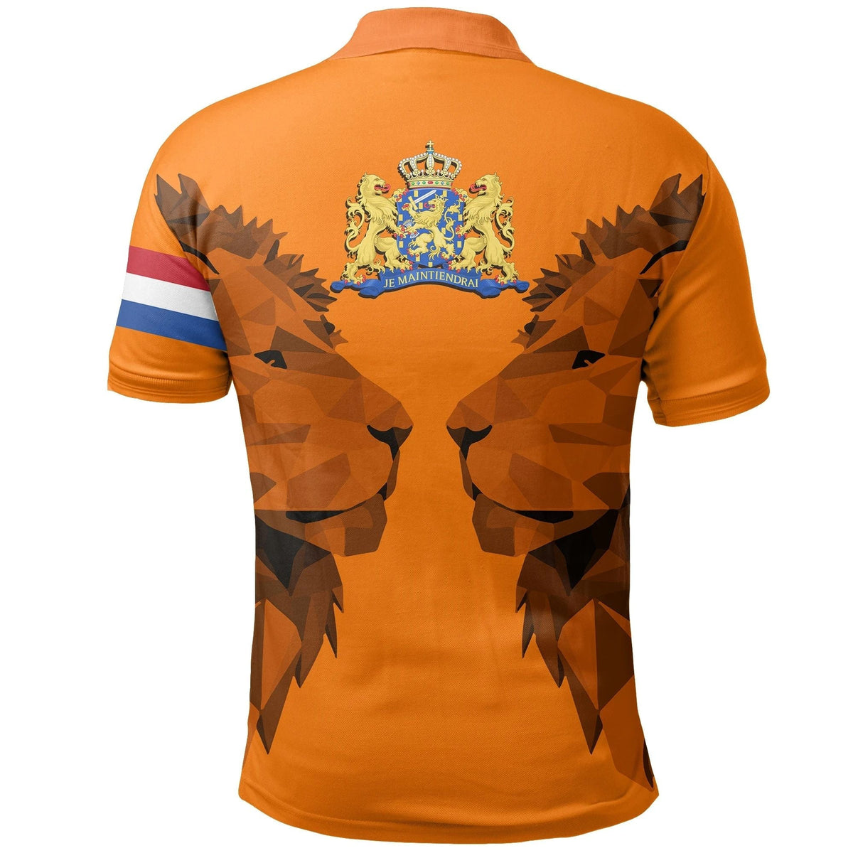 Netherlands Polo T shirt Double Lion RLT7 - Wonder Print Shop