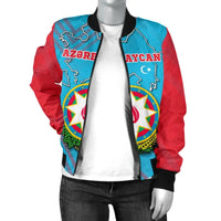 Azerbaijan Women Bomber Jacket Special Map RLT8 - Wonder Print Shop