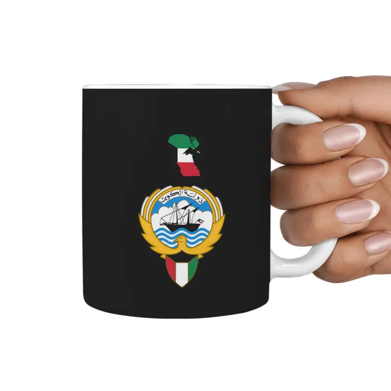 kuwait-mug-coat-of-arm-map