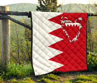 Bahrain Premium Quilt Flag Style RLT8 - Wonder Print Shop