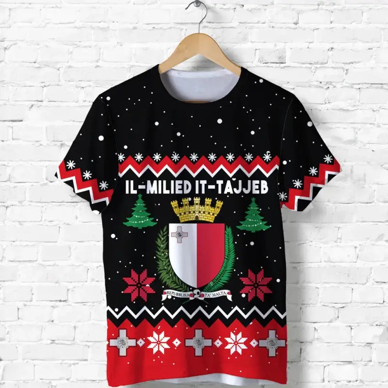 Malta Christmas T Shirt RLT12 - Wonder Print Shop