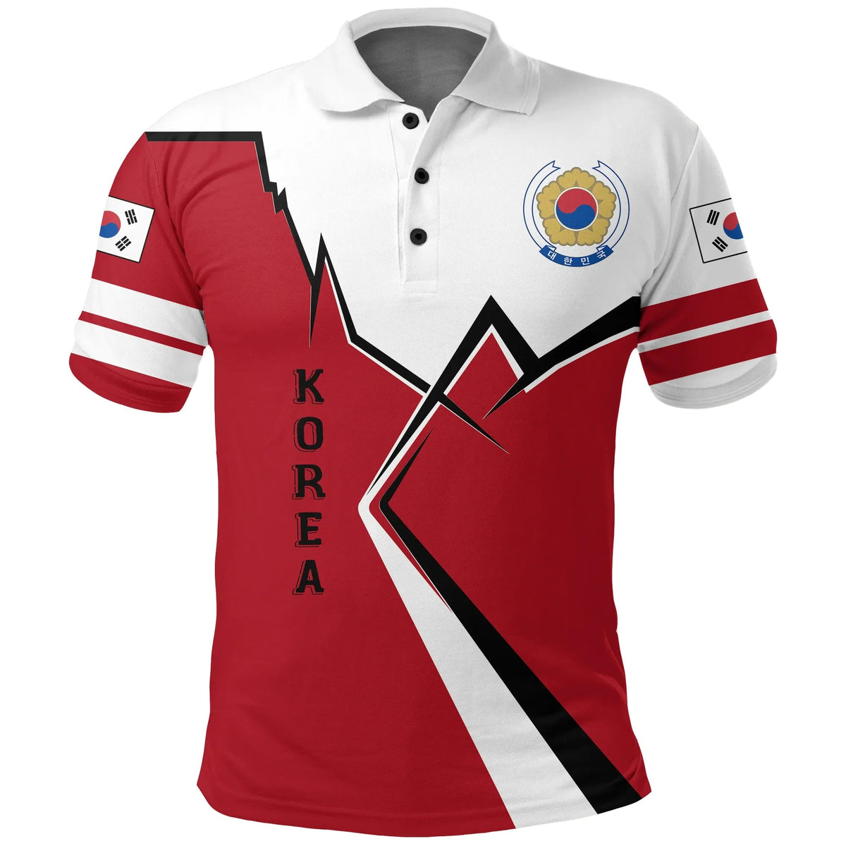 Korea Polo Shirt Lightning RLT8 - Wonder Print Shop
