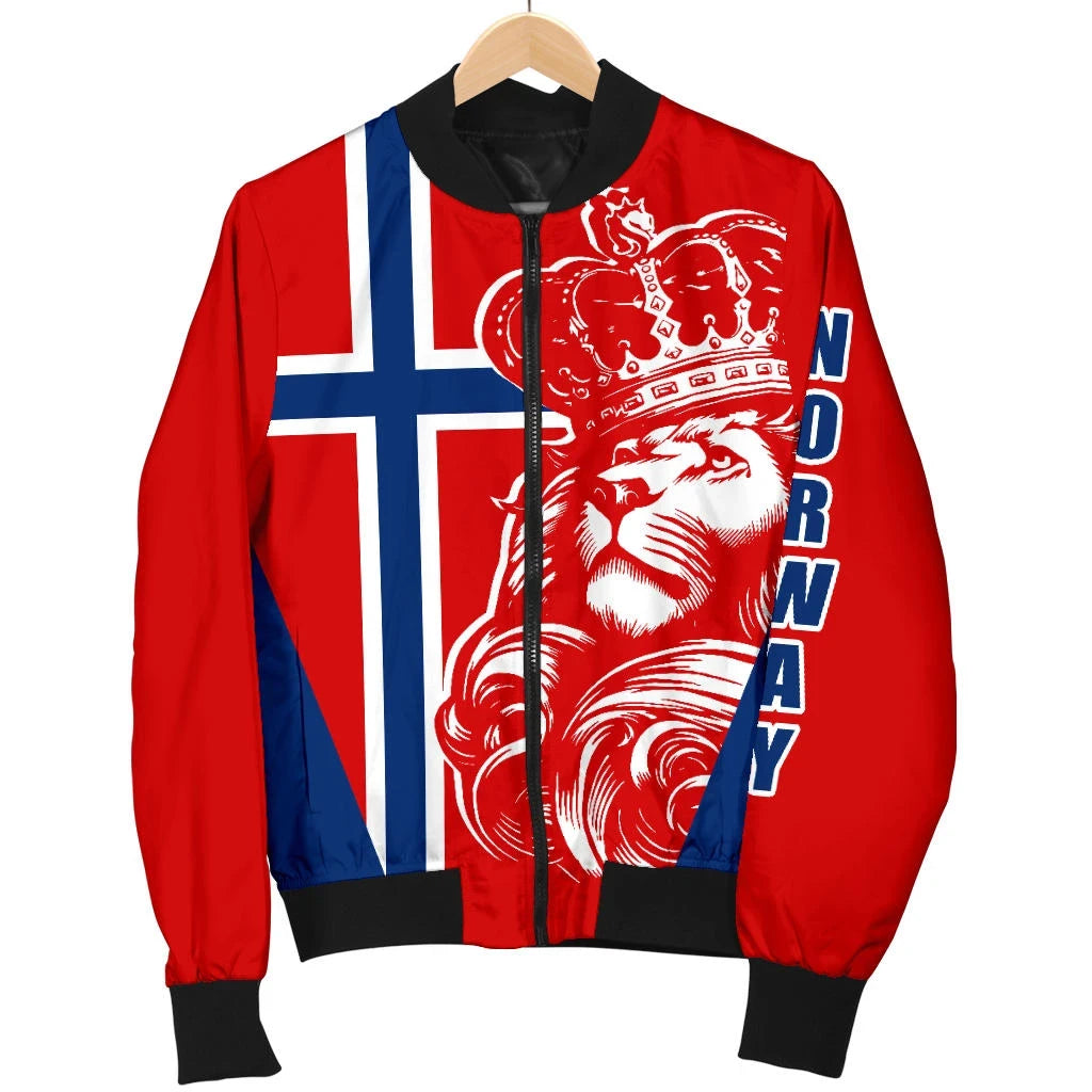 Norway Women's Bomber Jacket RLT7 - Wonder Print Shop