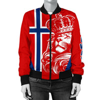 Norway Women's Bomber Jacket RLT7 - Wonder Print Shop