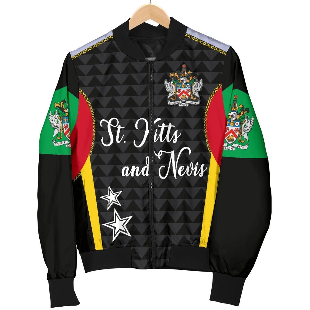 Saint Kitts and Nevis Women's Bomber Jacket Exclusive Edition RLT6 - Wonder Print Shop