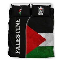 Palestine Flag Bedding Set Coat Of Arms RLT13 - Wonder Print Shop