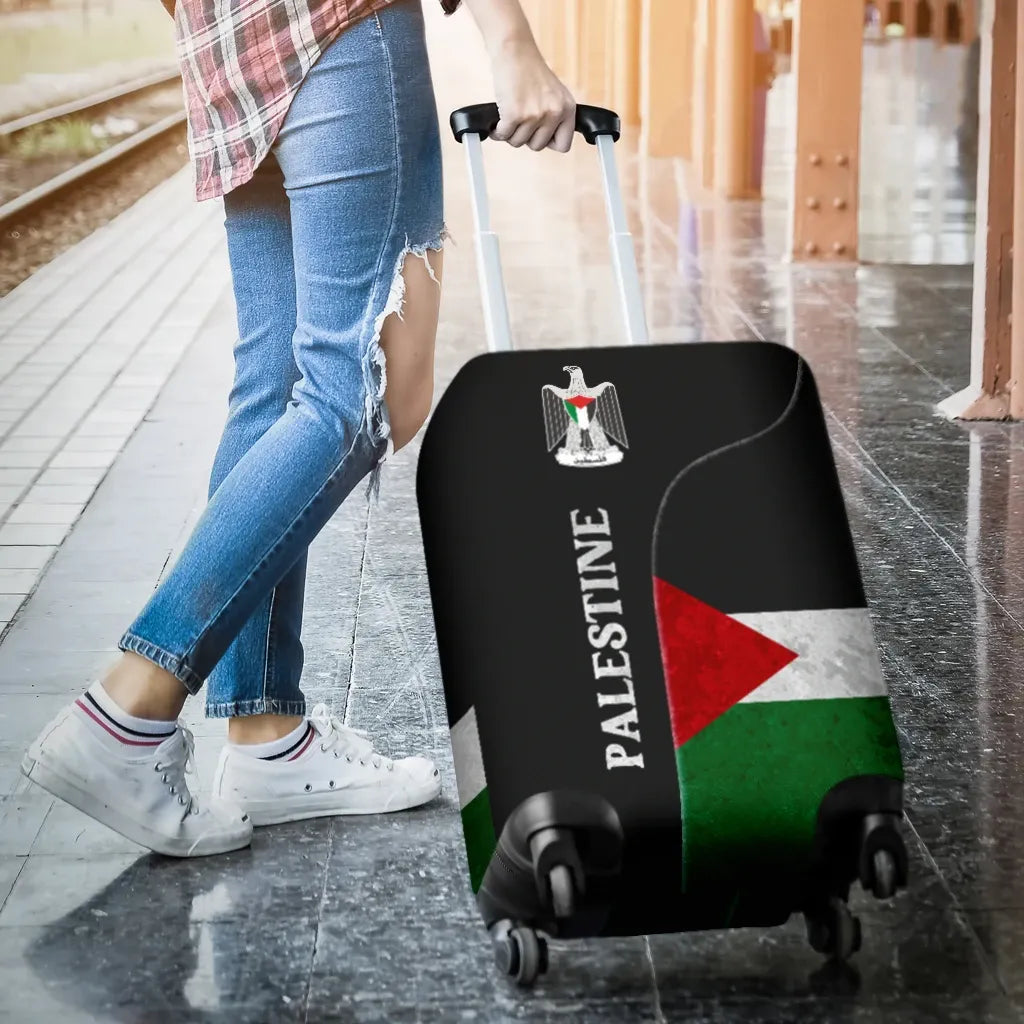 Palestine Flag Luggage Covers Coat Of Arms RLT13 - Wonder Print Shop