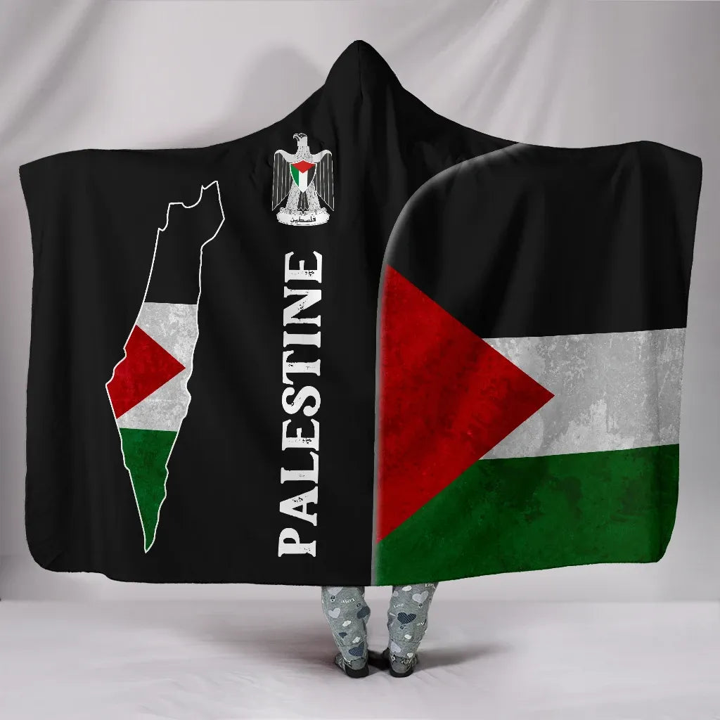 palestine-flag-hooded-blanket-coat-of-arms