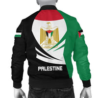 Palestine Bomber Jacket Coat Of Arms BinCjou RLT13 - Wonder Print Shop