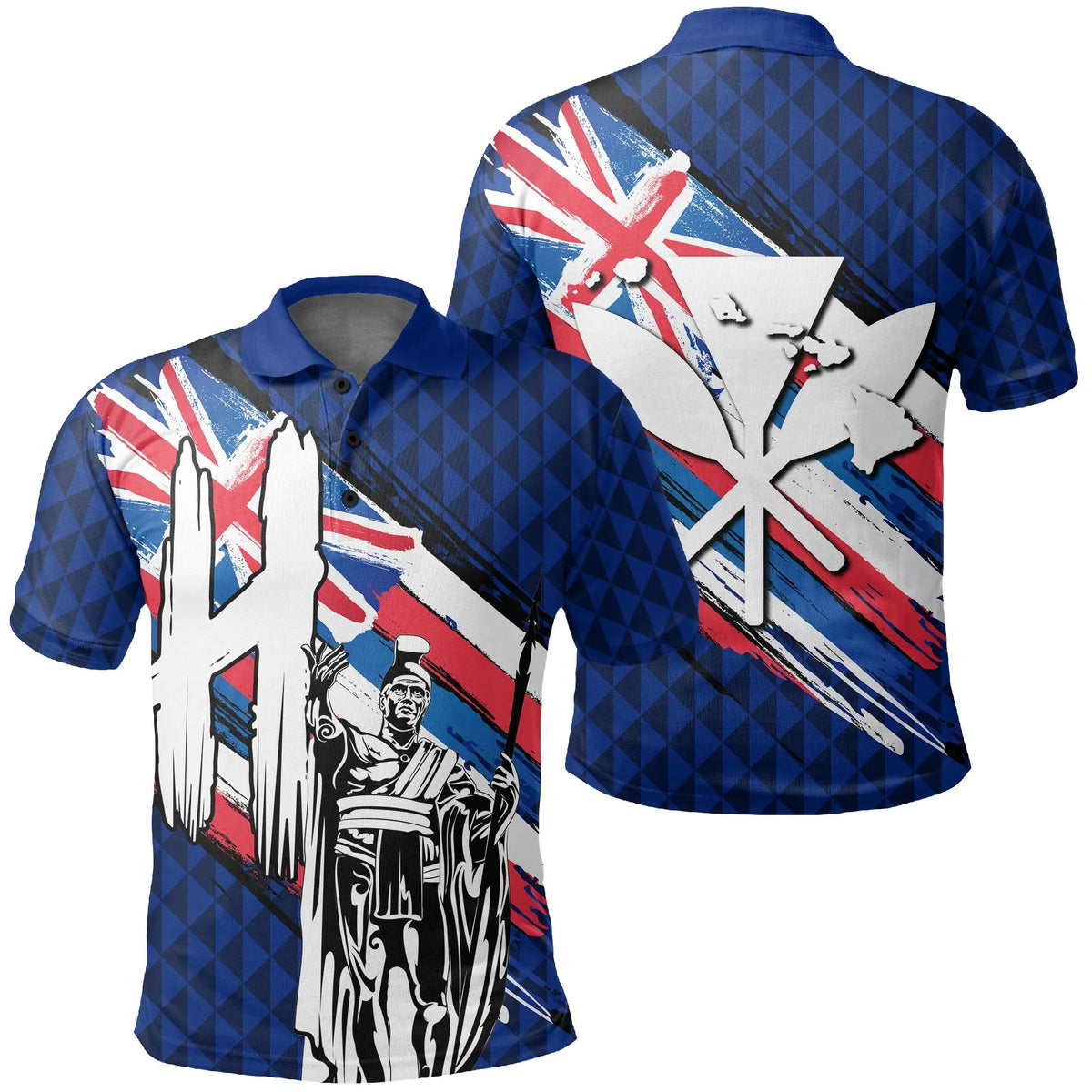 Polynesian Pride Shirt Hawaii King Flag Kanaka Map Polynesian Polo Shirt Won Style - Wonder Print Shop