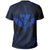 Polynesian Tee Hawaii King Polynesian T Shirt Durk Style Blue - Wonder Print Shop