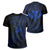 Polynesian Tee Hawaii King Polynesian T Shirt Durk Style Blue - Wonder Print Shop