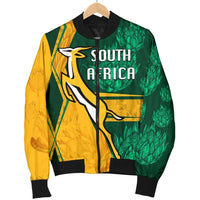 South Africa Womens Bomber Jacket Springboks Rugby Be Fancy RLT8 - Wonder Print Shop