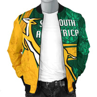 South Africa Mens Bomber Jacket Springboks Rugby Be Fancy RLT8 - Wonder Print Shop