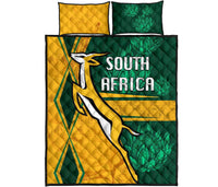 South Africa Quilt Bed Set Springboks Rugby Be Fancy RLT8 - Wonder Print Shop