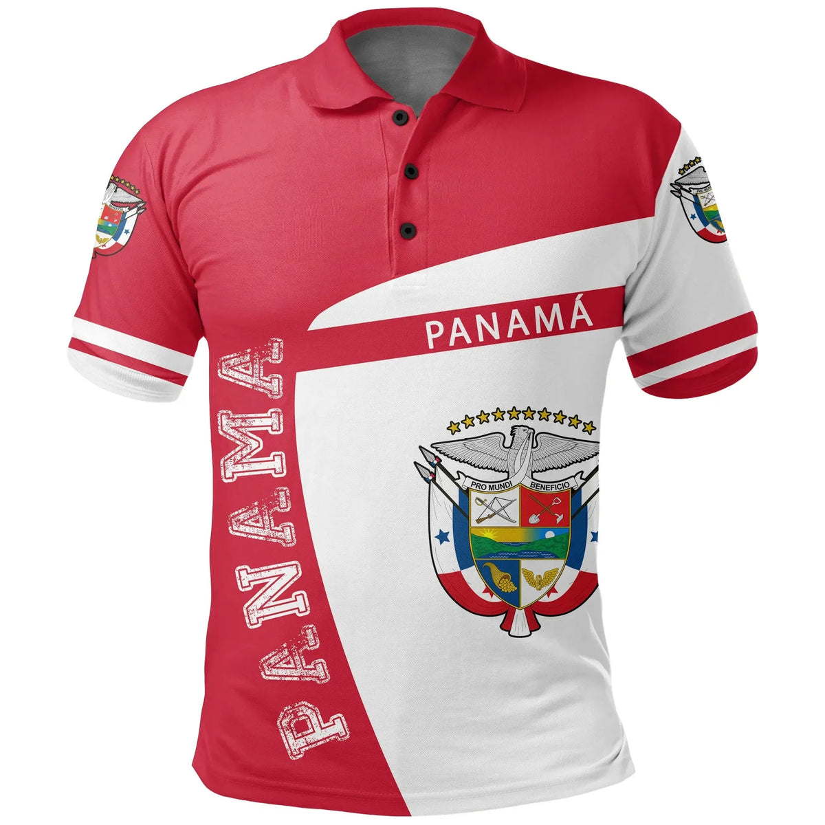 Panama Polo Shirt Premium Style Red RLT13 - Wonder Print Shop