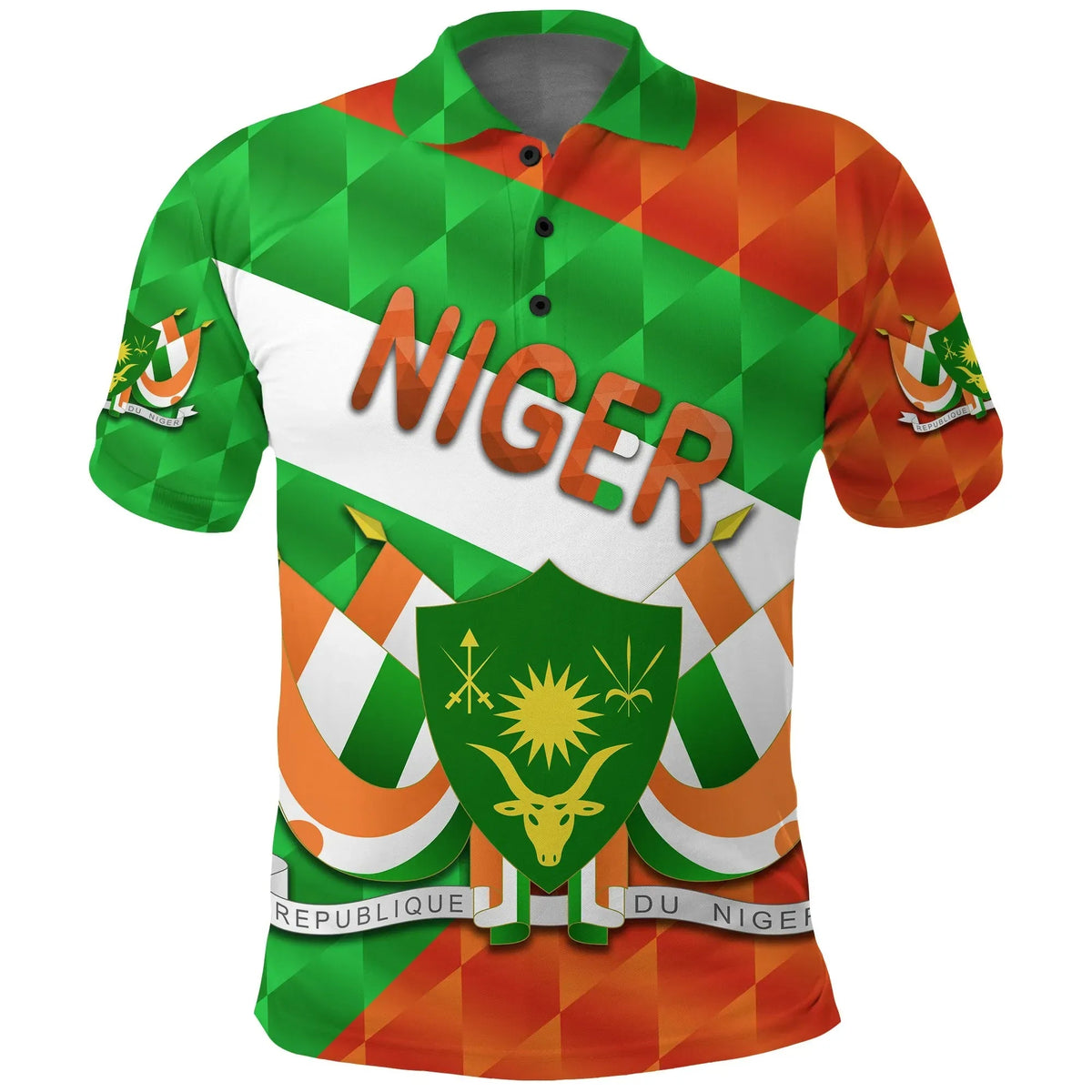 Niger Polo Shirt Sporty Style RLT8 - Wonder Print Shop
