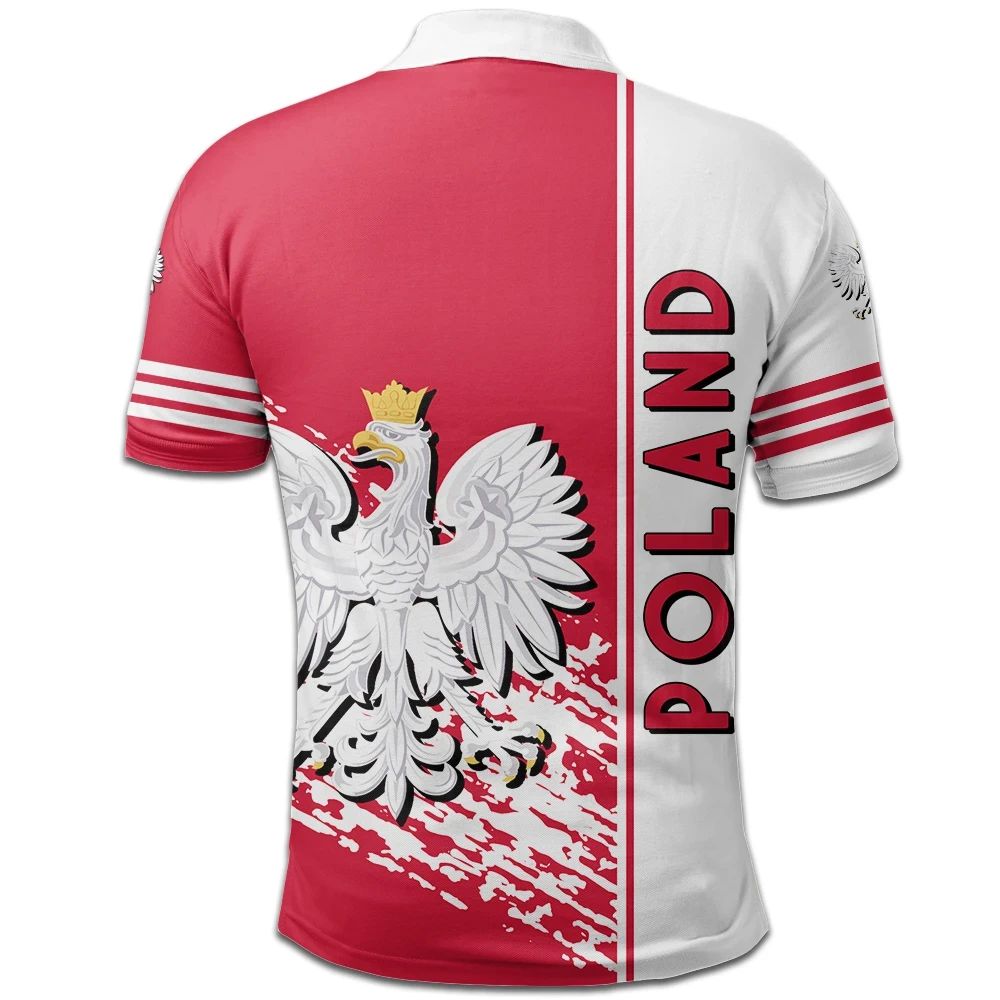 Poland Polo Shirt Coat Of Arms Quarter Style RLT7 - Wonder Print Shop