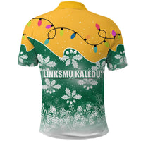 Lithuania Polo Shirt Christmas Oak Leaves Lietuva RLT6 - Wonder Print Shop