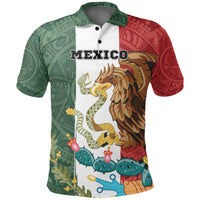 Mexico Polo Shirt, Mexican Aztec Golf Shirt RLT13 - Wonder Print Shop