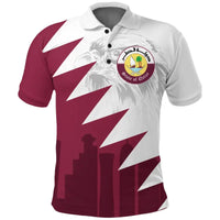 Qatar Polo Shirt Falcon RLT12 - Wonder Print Shop