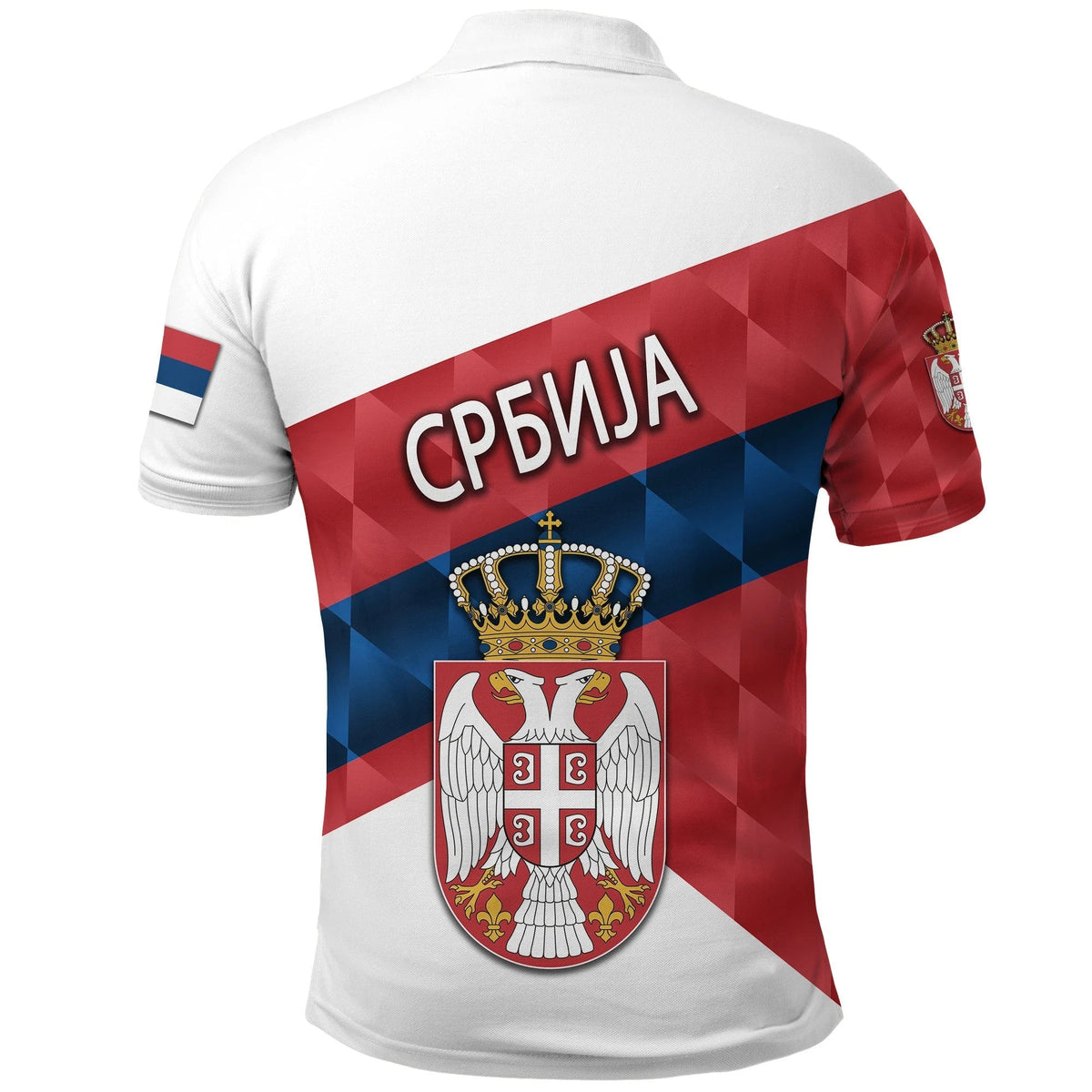 Serbia Polo Shirt Sporty Style RLT7 - Wonder Print Shop