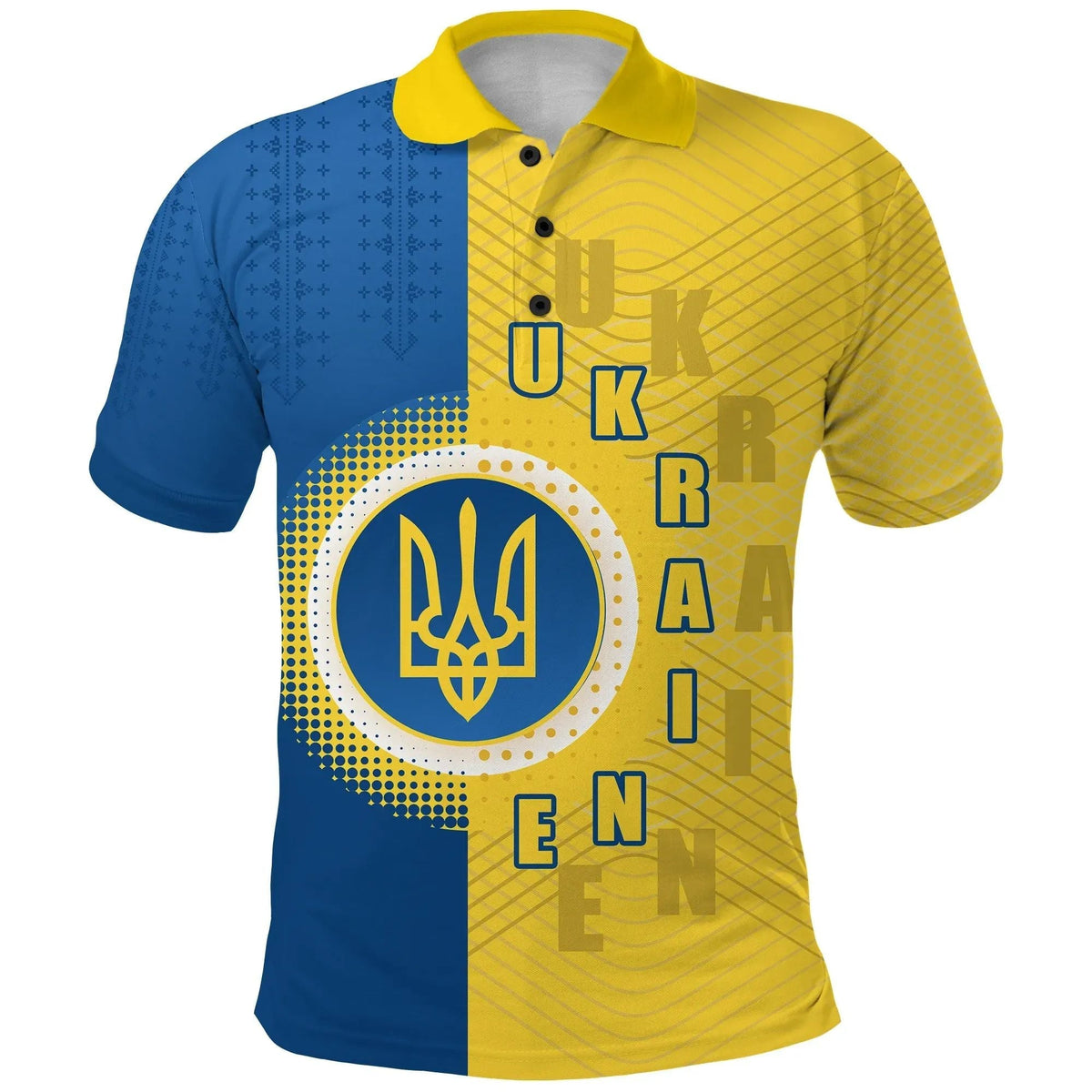 Ukraine Polo Shirt Special Coat Of Arms RLT7 - Wonder Print Shop