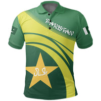 Pakistan Star Cricket Polo Shirt RLT13 - Wonder Print Shop