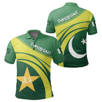 Pakistan Star Cricket Polo Shirt RLT13 - Wonder Print Shop