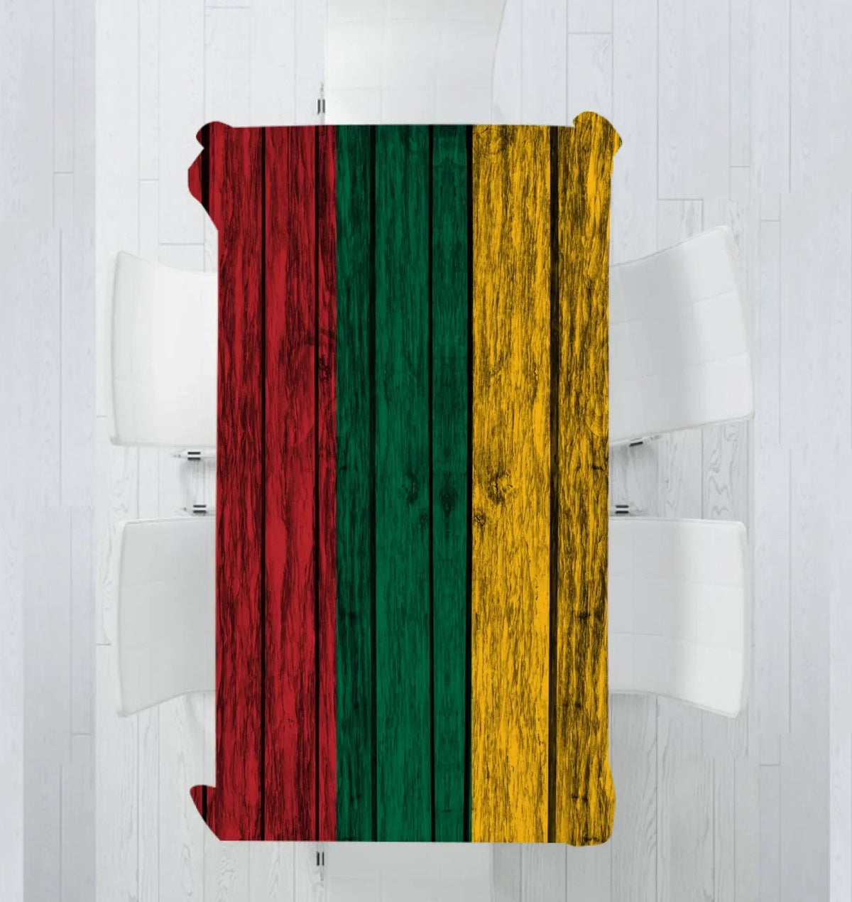 Lithuania Cotton Table Cloth - Wood Style RLT6 - Wonder Print Shop