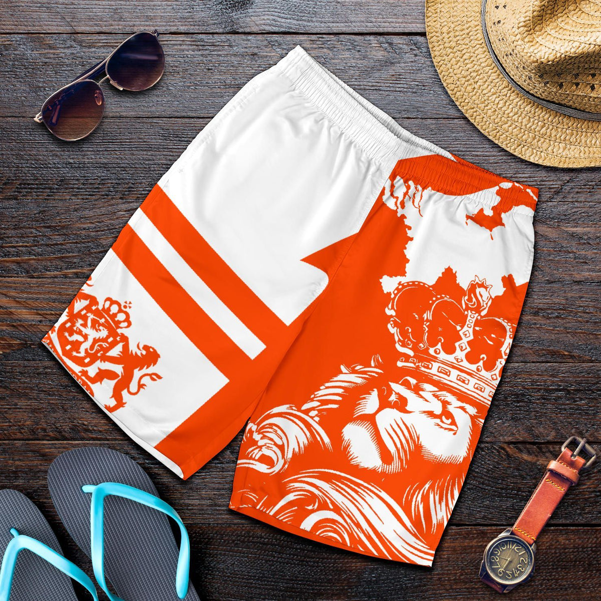 netherlands-lion-mens-shorts