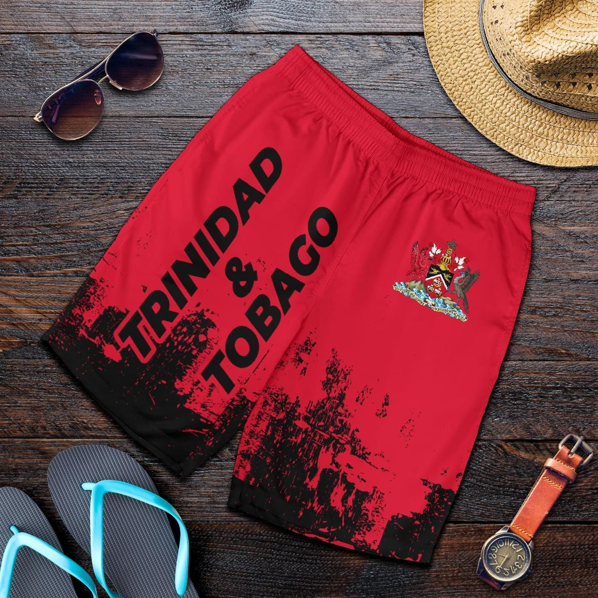 trinidad-and-tobago-men-shorts-smudge-style