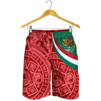 mexico-mens-shorts-mexico-coat-of-arms-with-aztec-patterns