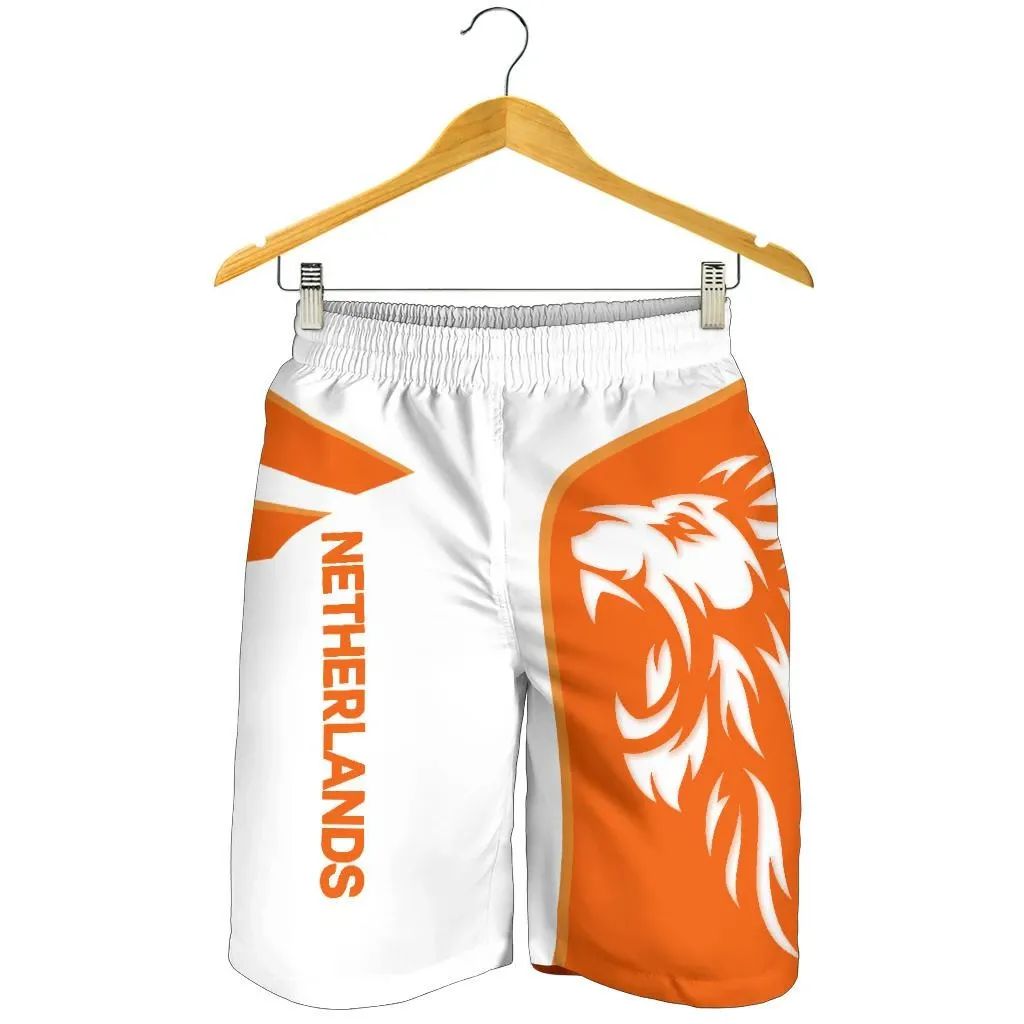 netherlands-shorts-men-netherlands-coat-of-arms-lion