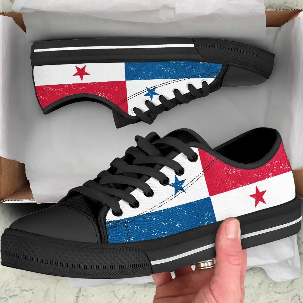 panama-canvas-shoes-panama-flag-low-top