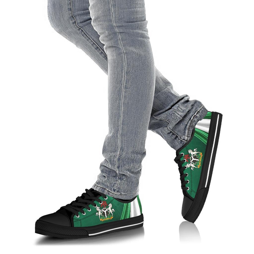 nigeria-low-top-shoes-nigerian-waving-flag-with-coat-of-arms