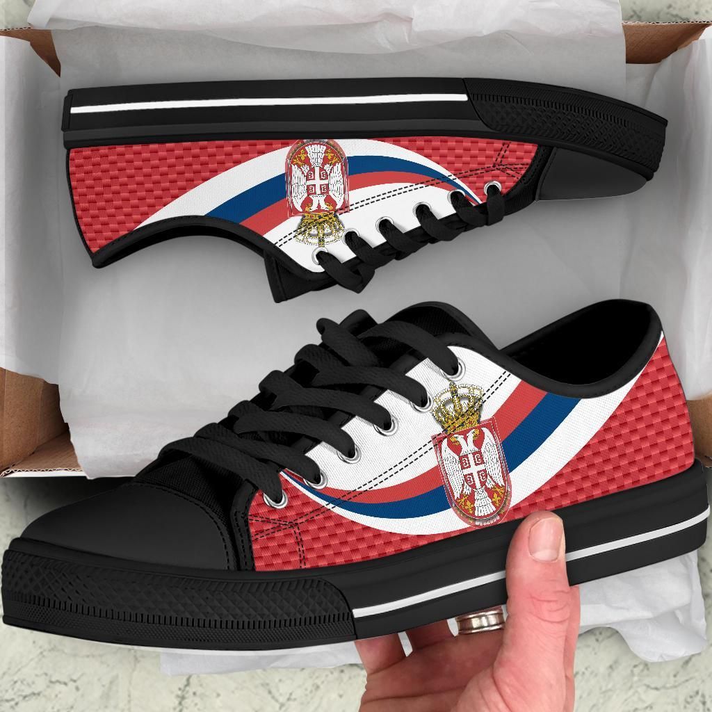serbia-low-top-shoes-black-serbia-flag-red