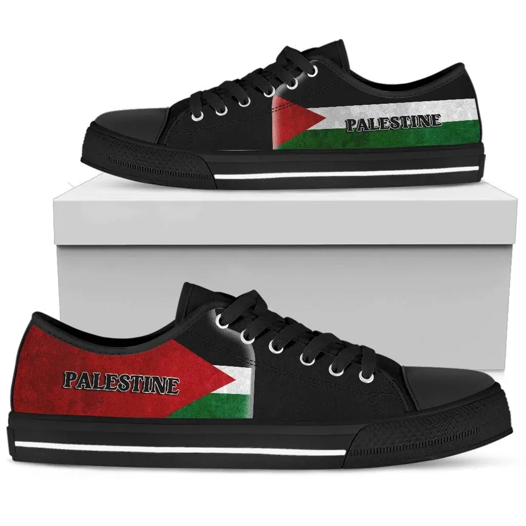 palestine-flag-low-top-shoes-coat-of-arms