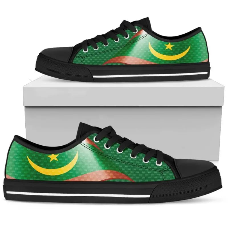 mauritania-low-top-shoes-mauritania-flag-and-coat-of-arms