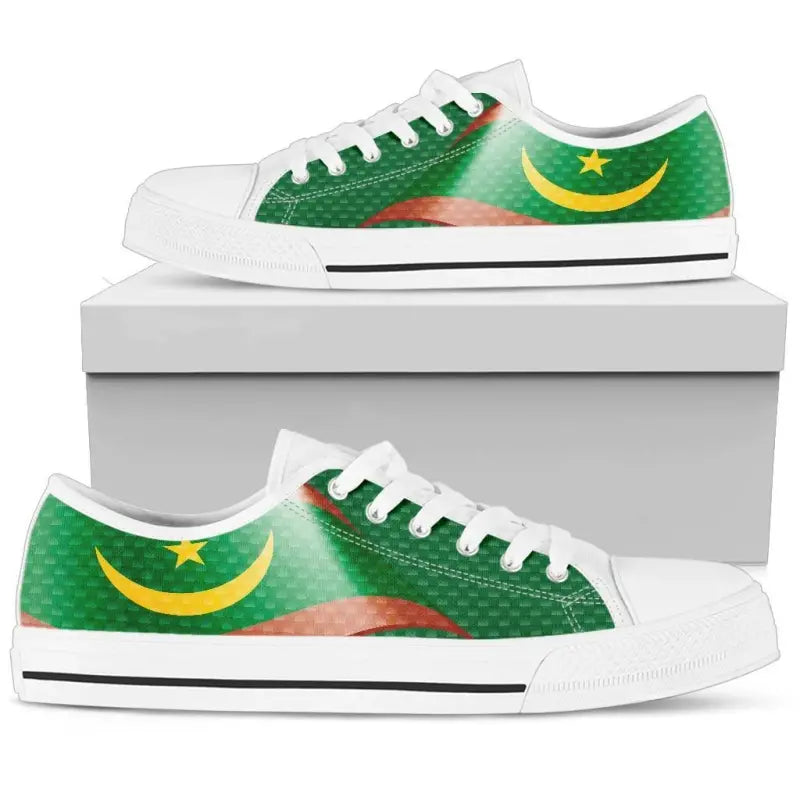 mauritania-low-top-shoes-mauritania-flag-and-coat-of-arms