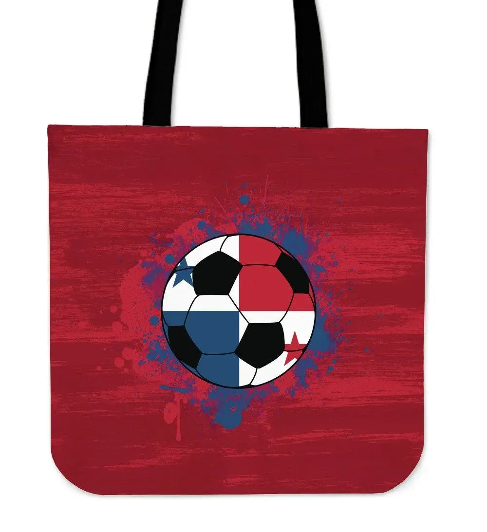 red-bg-panama-soccer-tote-handbag
